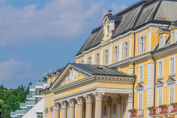 ROGASKA-SLATINA, SLOVENIA - MAY 26, 2018: View on Grand hotel.