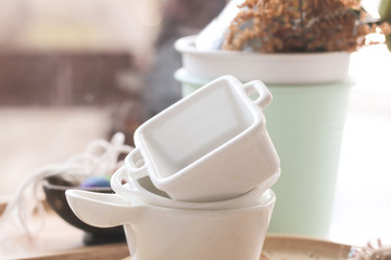 cute ceramic ware for vintage kitchen style