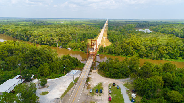 Pearl River Raised Bridge Slidell Louisiana