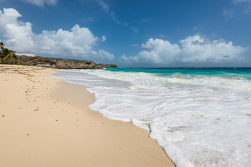 Tropical wild beach on the caribbean island - Bottom Bay, Barbados