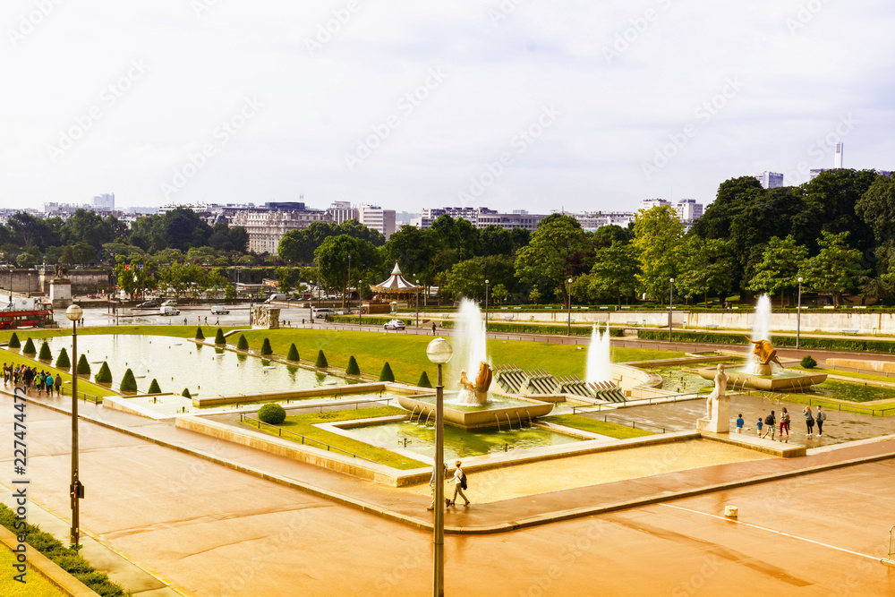 Canvas Prints trocadero, paris