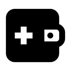 Wallet Add Commerce Market Shop Supermarket vector icon