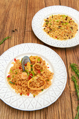 Spanish seafood Fried rice