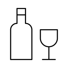 Wine Set Food Restaurant Bar Diner Drink vector icon