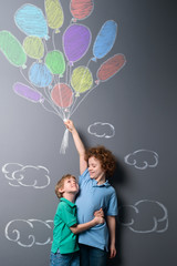 Brothers getting up in sky