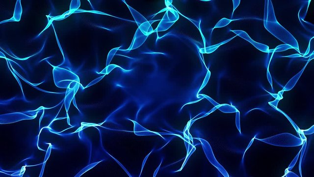 Elegant Abstract 5 -Blue -Motion Graphics -10sec Seamless Loop -4K UHD- 3840-2160