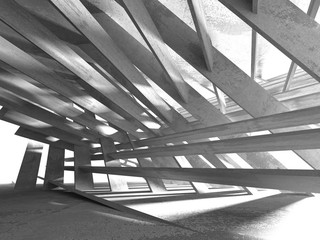 Abstract geometric concrete architecture background