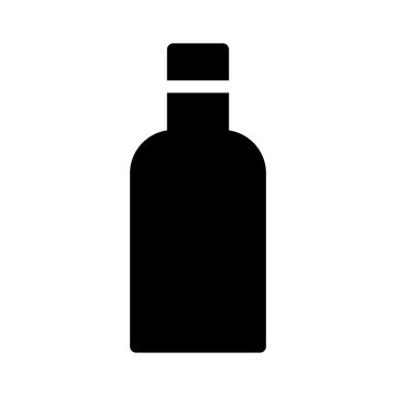Wine Bottle Food Restaurant Bar Diner Drink vector icon