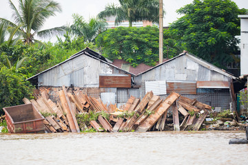 Mekong Delta Houses in Vietnam