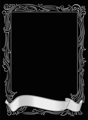 Vintage decorative frame