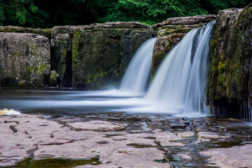 Upper falls at Aysgarth.