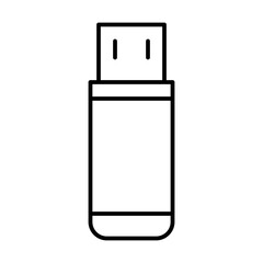 Usb Drive Computer Hardware Digital Device Electronics vector icon