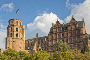 Castle ruins at Heidelberg, Germany