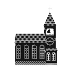 Naklejka premium Vector design of building and front icon. Set of building and roof stock vector illustration.