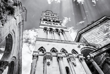 Cathedral of Saint Domnius in Split, colorless