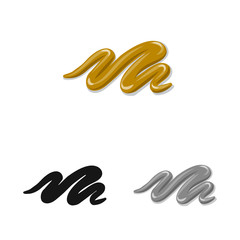 Vector illustration of burger and sandwich symbol. Collection of burger and slice stock symbol for web.