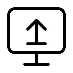 Upload Media Multimedia Electronics Hardware vector icon