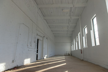 White wall corridor