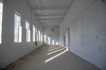 White wall corridor