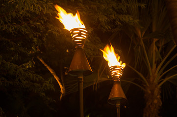 polynesian torches