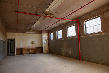 Abandoned kitchen construction