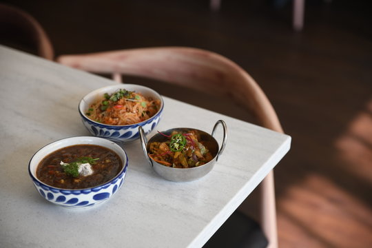 Assortment of dishes
