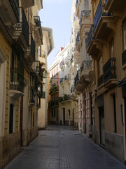 Straße in Valencia