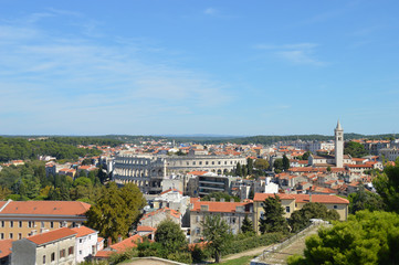 Panorama von Pula