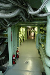 American Military Missile Bunker Corridor Industrial Interior