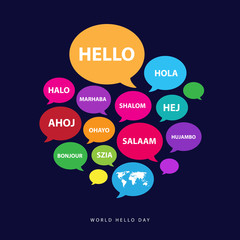 world hello day design © imagiel