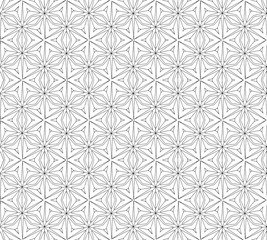 Abstract seamless black and white pattern