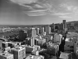 Portland Oregon City Skyline