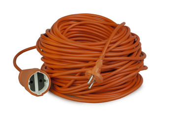 Power extension cord with Plug and Socket.