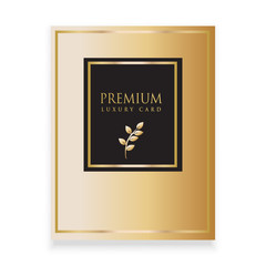 Premium luxury golden template invitation, cards and other design