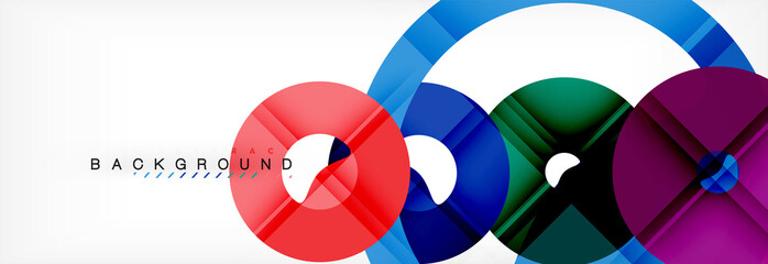 Obraz premium Modern geometrical abstract background