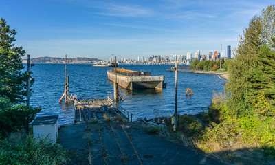 Fototapeta premium Seattle Skyline From Park 3
