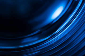 Abstract moving fast blue streak background