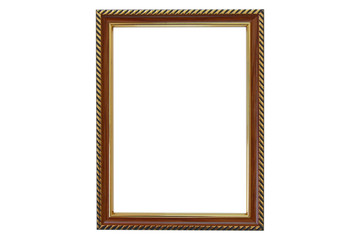 vintage frame isolated on white background