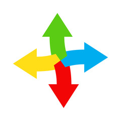 Set of arrows. Vector illustration.