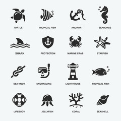 Nautical Icons set