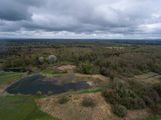 Aerial View of Ireland Countryside 02