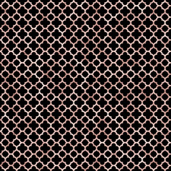 Rose Gold Quatrefoil Wallpaper Digital Background