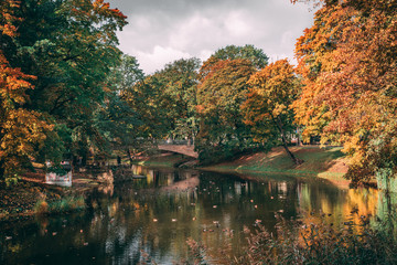 Obraz premium Autumn feelings in Riga