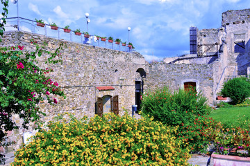 Aragonese castle of Agropoli Salerno Italy