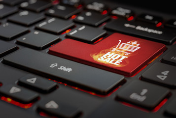 Keyboard whit icon hot sale, close up