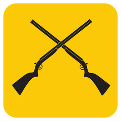 Hunting shot gun icon