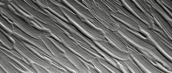 Black background of painted wall. Texture paint with elements of strips and patterns.