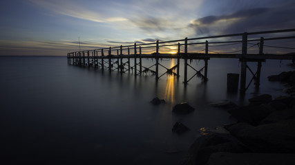 Obraz premium Yacht Club Pier