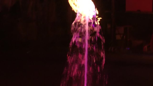 Fountain in show