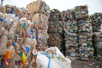 recycling of plastic bottles